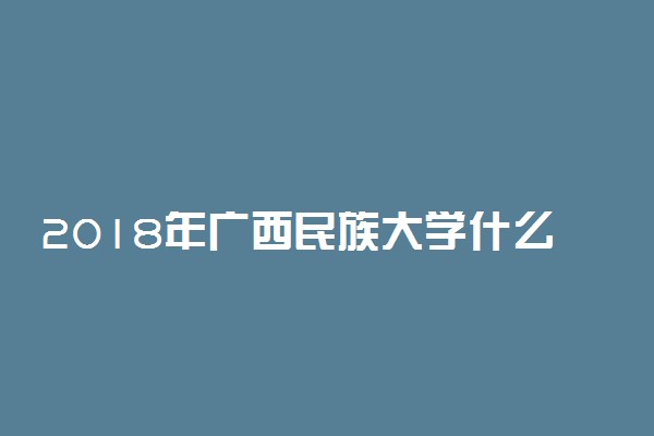 2018年广西民族大学什么时候能查录取结果