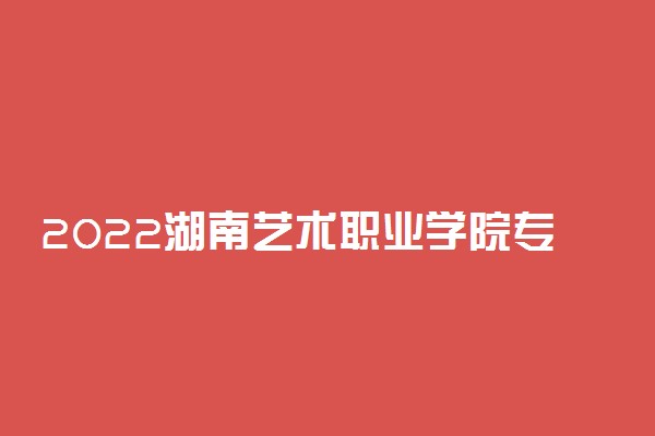 2022湖南艺术职业学院专业排名 哪些专业比较好