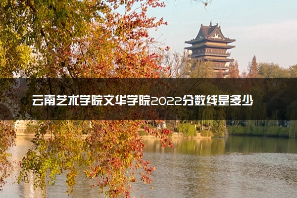 云南艺术学院文华学院2022分数线是多少 各省录取最低位次