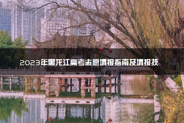 2023年黑龙江高考志愿填报指南及填报技巧