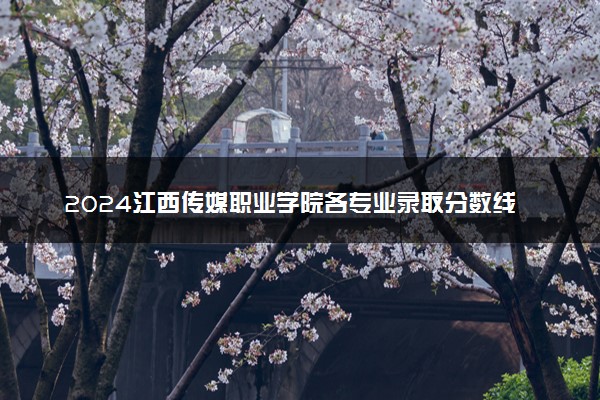 2024江西传媒职业学院各专业录取分数线及位次 各省录取最低分是多少