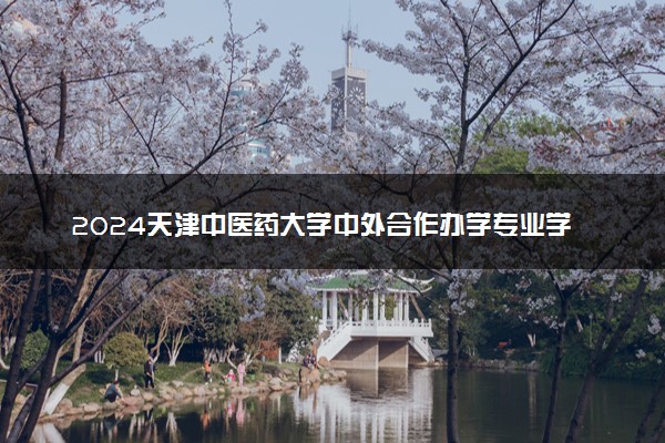 2024天津中医药大学中外合作办学专业学费多少钱