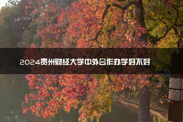 2024贵州财经大学中外合作办学好不好 值得去读吗