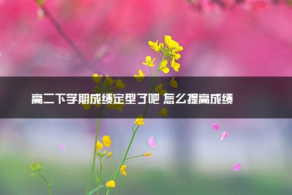 高二下学期成绩定型了吧 怎么提高成绩