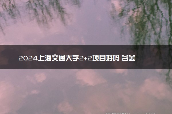 2024上海交通大学2+2项目好吗 含金量咋样